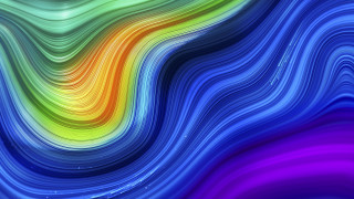Colorful wavy rainbow swirl vibrant - swirl free wallpaper for desktop