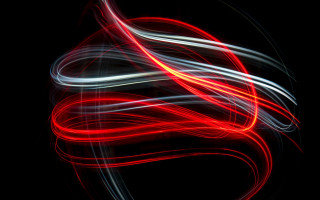 Red white swirl abstract magic - a blurry photo free wallpaper for desktop