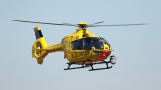 Yellow helicopter blue sky pilot - a propeller free wallpaper