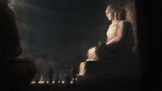 Woman child bench group fantasy - a child free wallpaper for desktop