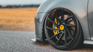Car tire road grass sky - the background and a sky in the background free wallpaper