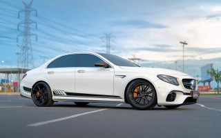 White car parking lot power - a parking lot next free wallpaper