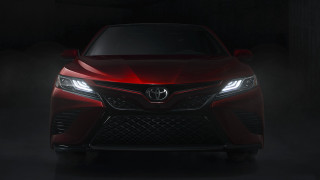 Red car headlights fog 3d - its headlight free wallpaper
