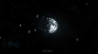 Planets moon stars space 80s - bertram brooker free wallpaper for desktop