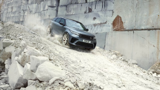 Rocky road grey car 3d - xf iq4 free wallpaper