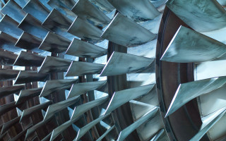 Metal sculpture mirror clock environmental - face and a clock free wallpaper