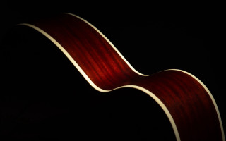 Guitar neck closeup dark light - a light shining free wallpaper for desktop