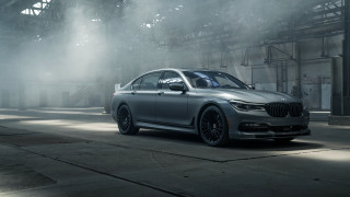 Silver car warehouse fog person - a silver car free wallpaper for desktop