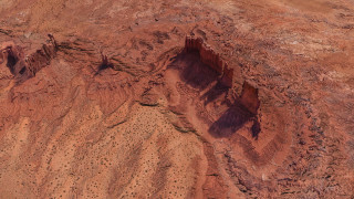 Desert rock formation bird eye - chesley bonestell free wallpaper