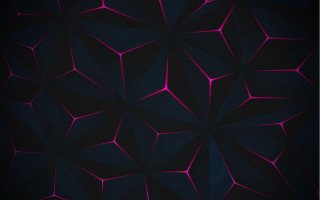 Dark pink geometric abstract beeple - geometric free wallpaper for desktop