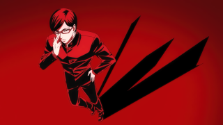 Man red shirt shadow portrait - adam manyoki free wallpaper for desktop