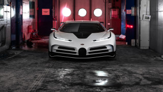 White sports car garage red 9 - hood free wallpaper