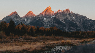 Mountain range river forest sky 2 - a few mountain free wallpaper for desktop