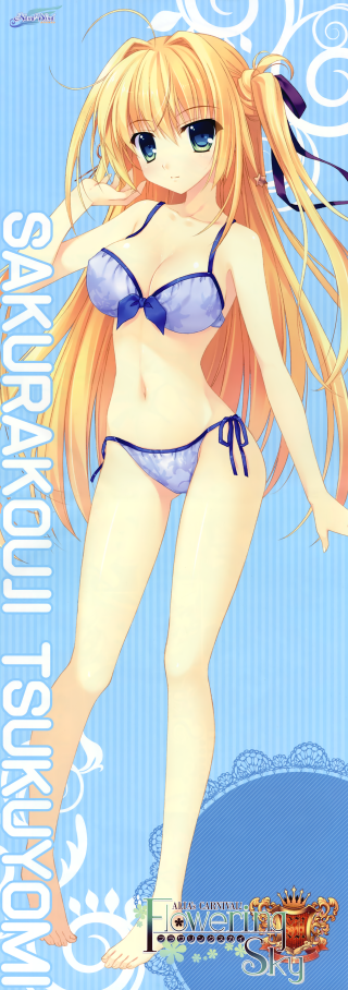 Cartoon girl bikini long hair - long hair and glasses free wallpaper