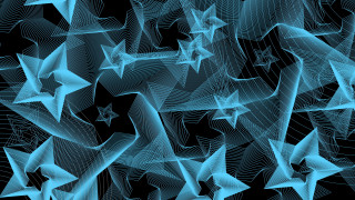 Blue stars generative art starry - buckminster fuller free wallpaper for desktop