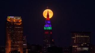 Full moon cityscape nyc night - caspar wolf free wallpaper for desktop