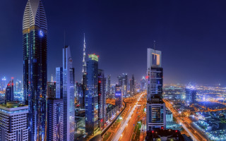 City skyline night lights tokyo 3 - tall building free wallpaper