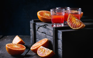 Orange crate juice slices glasses - caspar wolf free wallpaper for desktop