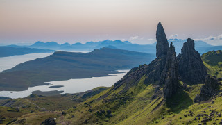 Mountain lake clouds romanesque matte 2 - dugald sutherland maccoll free wallpaper