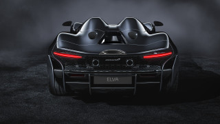 Black sports car smoke night - ultra high detail free wallpaper
