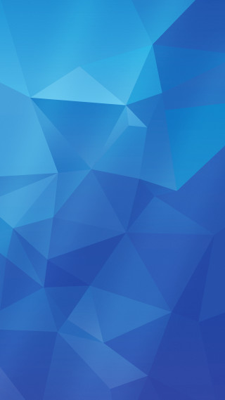 Blue abstract lowpoly background blurred 4 - clean free wallpaper for mobile