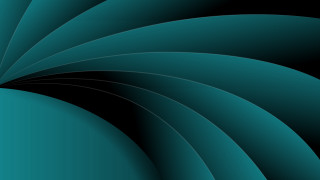 Black teal flower abstract vector - geometric abstract art free wallpaper for desktop