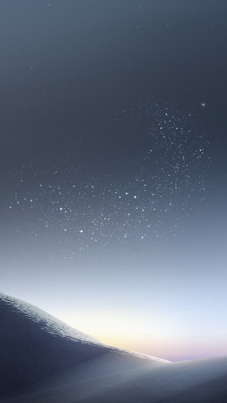 Distant sky stars horizon view - space art free wallpaper for mobile