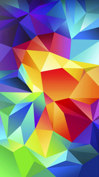 Colorful abstract background shapes colors 5 - surreal design free wallpaper for mobile