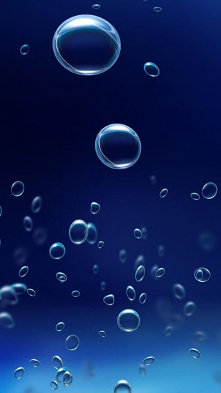 Blue bubbles water underwater solo - bubble of water free wallpaper for mobile