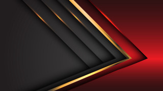 Red black gold stripe bauhaus - a gold stripe free wallpaper
