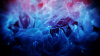 Blue red smoke water space - substance free wallpaper for desktop