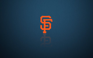 Red orange logo blue background - bottom free wallpaper