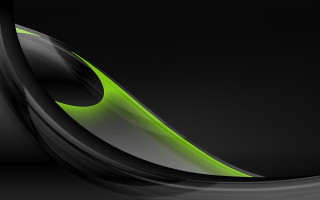 Black green abstract curved design - the bottom of the image free wallpaper for desktop
