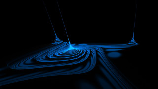 Black background blue swirl volumetric - a blue swirl free wallpaper for desktop