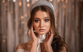 Elina karimova white dress hat 2 - a white scarf free wallpaper