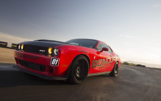 Red sports car road sky - a road free wallpaper for desktop