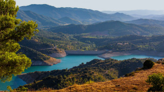 Lake mountains trees autumn sunset 3 - carpoforo tencalla free wallpaper