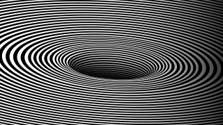 Black white tunnel blackhole spirals - bridget riley free wallpaper for desktop