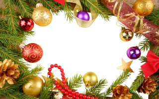 Christmas wreath ornaments ribbon wooden - a christmas wreath free wallpaper