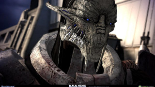 Creepy creature blue eyes horns - a creepy looking creature free wallpaper