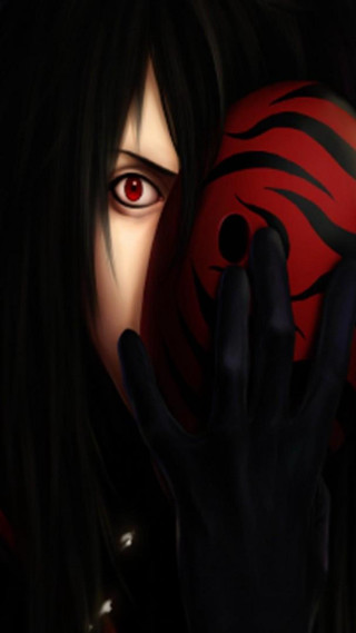 Creepy person red ball expression - their face free wallpaper for mobile