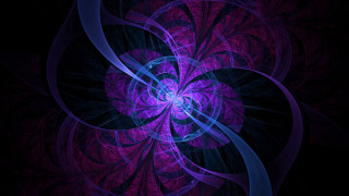 Purple blue abstract hologram fractals - abstract design free wallpaper for desktop