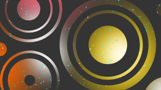 Black yellow circle blue orange - a yellow circle free wallpaper