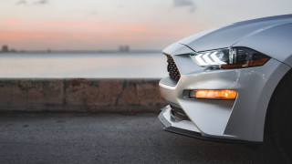 Car sunset pink sky cobra - a close up of a car free wallpaper