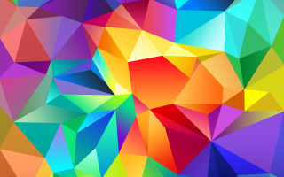 Colorful abstract geometric argyle checkered - triadic free wallpaper for desktop