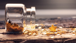 Star jar gold flakes magic - a jar free wallpaper