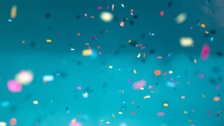 Blue background confetti sky florianne - free happy birthday wallpaper for desktop
