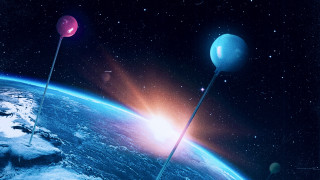 Earth planet space scifi 1980s - scifi free wallpaper for desktop