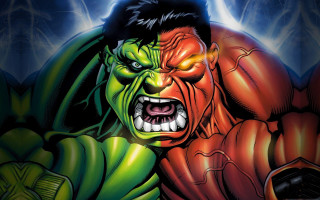 Hulk shouting lightning man shock - his head in free wallpaper