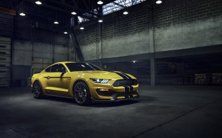 Yellow mustang cobra digital rendering - eddie mendoza free wallpaper for desktop